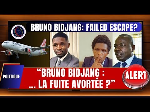 ⛔ Bruno Bidjang's foiled escape from justice: rumors and unanswered questions—Escape Rumors Expla...