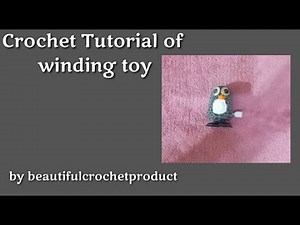 Crochet Tutorial windup walking toy #crochet #crochetpatterns #crochetpatterns #crochettops
