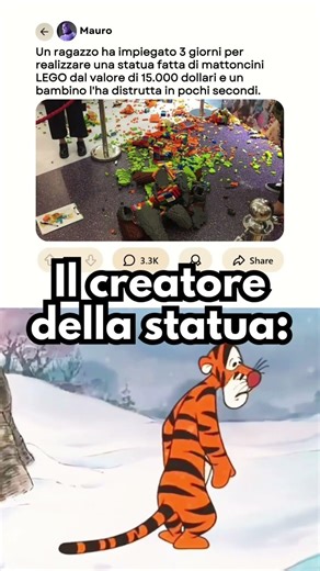 Tre giorni di lavoro distrutti in un secondo 🌚🧱🔥 #meme #memesdaily #fypシ #shorts #fyp #short #memes