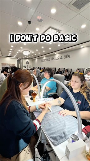 When Clients Say “Not Basic” 😂#rockstarnailskc #nails