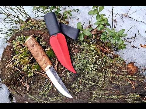 Making of Finnish puukko knife