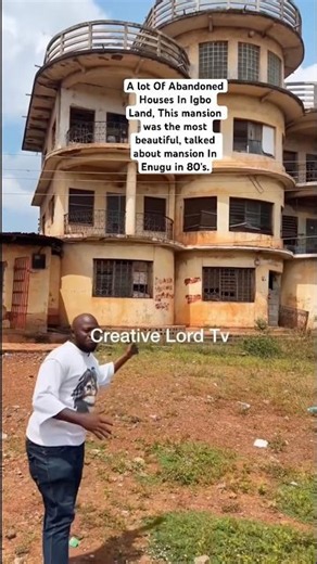 This mansion was the most beautiful, talked about mansion In Enugu in 80's, but abandoned today #fyp