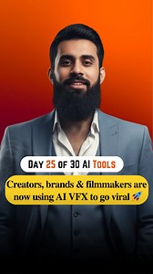 Osama | AI Content Creation Coach on Instagram: "Create real Hollywood-style VFX shots using a FREE AI tool! No skills, no software, no studio required! This AI can turn simple ideas into cinematic, ultra-realistic visual effects within minutes 🤯🔥 🚀 Use it to: • Make viral videos • Grow your page faster • Impress your audience • Even earn money through AI VFX edits 💸 The only things you need are your imagination + the right prompt 🧠✨ 📌 Save this reel for later 📌 Share with a friend who ne