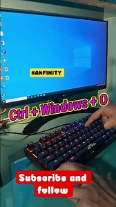 Keyboard Magic on Computer Screen ✨💻