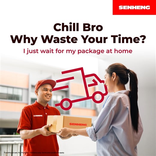 🚚 Why go out when we can come to you? Shop smarter with Senheng and enjoy seamless nationwide delivery. From our store to your door! Just sit back, relax, and let us bring it home to you. 🏠✨ #SenhengMY #MyRewardsMyChoice #NationwideDelivery | SENHENG Malaysia