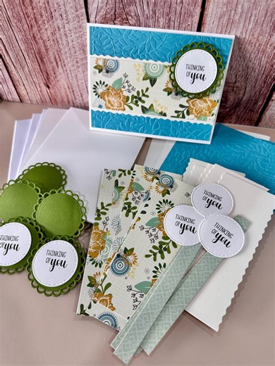 Thinking of You Card Making Kit – Includes 6 Cards - Etsy