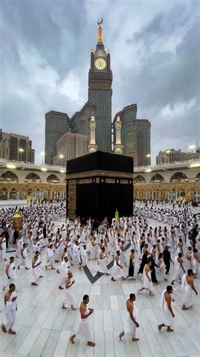 🕋 Labbaik Allahumma Labbaik | Rainy Tawaf at Kaaba | Emotional Hajj Talbiyah