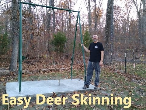 Easy EZ No Strain Deer Skinning Rack Install