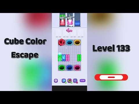 🧩 Cube Color Escape Level 133 Walkthrough | Step-by-Step Guide 🎮 | Go Answer