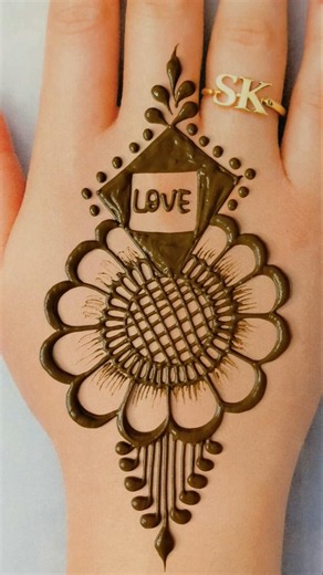 Very simple Back Hand Mehandi designs | Sk Mehndi design | Love wali Mehndi designs #skmehndi