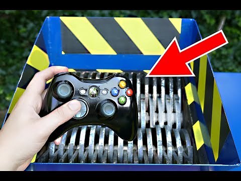 SHREDDING XBOX CONTROLLER - MUST WATCH!