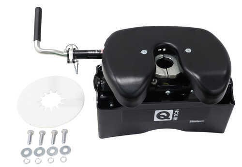 2013 Ford F-150 Q Hitch 5th Wheel Hitch with Custom Installation Kit - Dual Jaw - 25,000 lbs