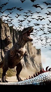 Glacier Neck vs a tidal wave in a Prehistoric World