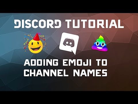 Adding Emoji to Discord Channel Names - Discord Tutorial Updated