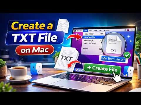 How To Create a TXT File on MacBook - Full Guide