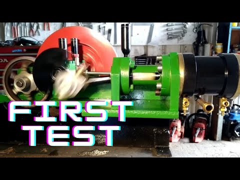 Experimental Steam Engine Generator (12V / 100W) | Chaudière bois & moteur vapeur