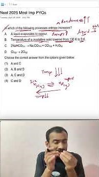 Entropy Increase Trick | Thermodynamics NEET PYQ 🔥