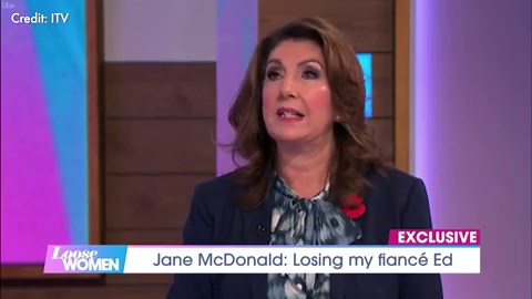 WATCH: Jane McDonald left emotional as she speaks about late partner