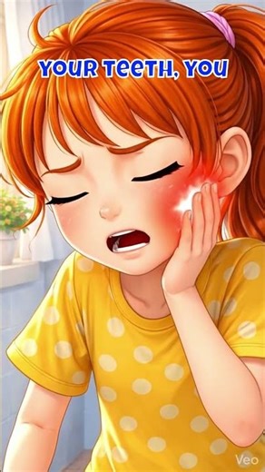 Yucky vs. Sparkly Teeth! 🦷✨ Why We Brush! #shorts #hygiene
