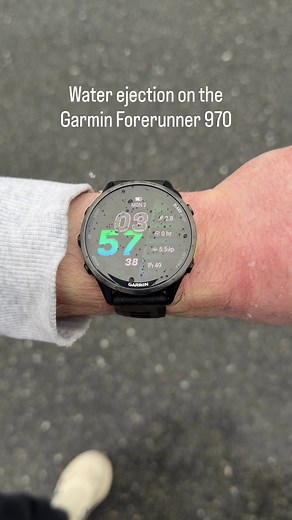 Ejecting Water from Garmin Forerunner 970: A Quick Guide