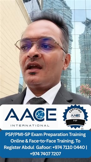 PSP® & PMI-SP® – Project Scheduling Professional Certification Training Take your career in project controls to the next level with BMTC Qatar’s PSP® (Planning & Scheduling Professional – AACEI) and PMI-SP® (Scheduling Professional – PMI) training program. This specialized course is designed for engineers, planners, project managers, and professionals who want to master advanced scheduling techniques and achieve globally recognized certifications. 📅 Batch Details 🗓 Start Date: 26th October 202