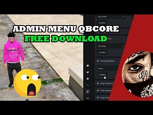 QBCORE ADMIN MENU - GTA V FIVEM