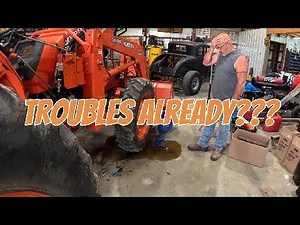 Servicing our new old Kubota M6800
