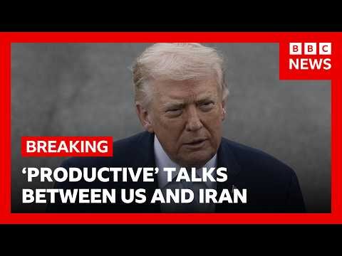 Trump postpones strikes against Iran power plants due to "productive" talks with Tehran | BBC News