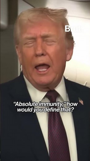 Trump declines to define "absolute immunity" when discussing the Minneapolis ICE shooting