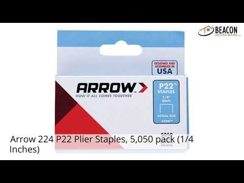 Arrow 224 P22 Plier Staples 5050 pack (1/4 Inches)