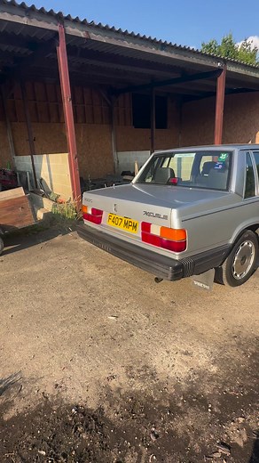 Can’t wait to make this high mileage Volvo 740 GLE a bit of a feature car on our channel 👍🏻 | UK Barn Finds