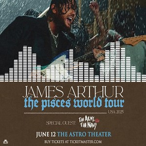 Don't miss your chance to see JAMES ARTHUR at The Astro this Thursday! Last chance to enter to win tickets: https://b1073.com/2025/02/10/james-arthur/ | B107.3