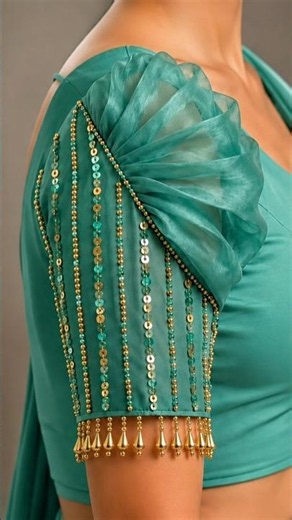 Terending Sleeves Design | #shorts #fashion #blouse #design