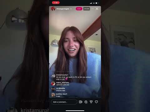 Kenzie Zieglers live on (9/15/25) part 3
