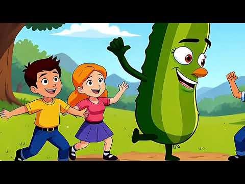 Mr. Cucumber – Fun & Friendly Cartoon Character for Kids