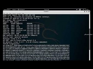 how to finger print OS using nmap in kali linux