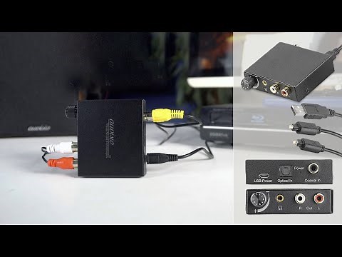 CONVERTISSEUR AUDIO NUMERIQUE vers ANALOGIQUE - cinch coaxial toslink - [PEARLTV.FR]