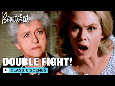 Bewitched | Double Fight At The Stephens' House | Classic TV Rewind