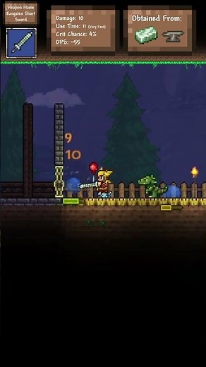 Ranking Every Terraria Weapon (Tungsten Short Sword) (66/429)