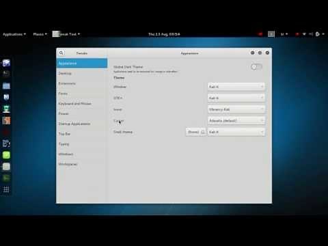 Kali Linux Tutorial - How to Fix Kali Linux 2.0 SideBar