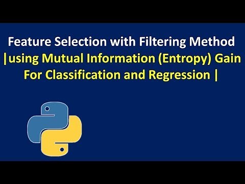 Feature Selection Based on Mutual Information Gain for Classification | Filter Method