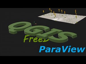 3D surface for geological modeling with QGIS to ParaView