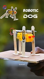 Robot Dog #RoboticCar #DIYRobot #ElectronicsProject #SmartCar #ArduinoProjects #robot #dcmotor #viral #dcmotor #battery #technology | Technical yt 2.0