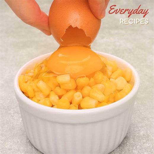 Mix corn with eggs for breakfast! Ready in minutes | Everyday Recipes