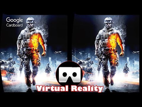 3D Battlefield 3 - VR Virtual Reality Vídeo Google Cardboard VR Box