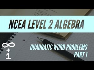 Quadratic Word Problems | Part 1