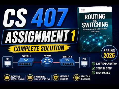 cs 407 assignment 1 solution spring 2026