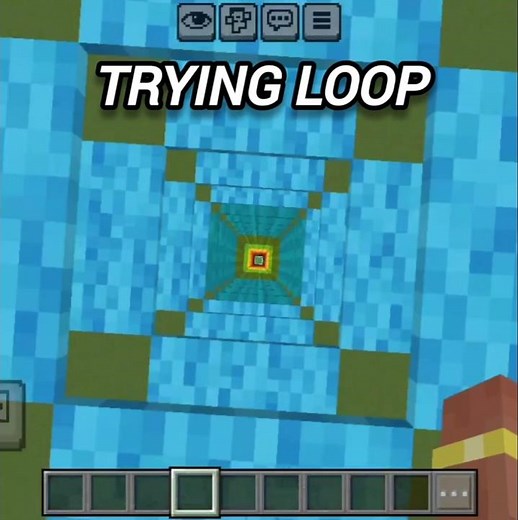 MINECRAFT INFINITE LOOP CHALLENGE! 😲🔄 #minecraft #minecraftshorts #shorts