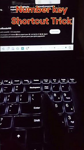 How to use number key Num Lock in laptop keyboard #shorts Uses of Num Lock Key Useful Shortcut Key