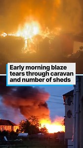 17K views · 57 reactions | A blaze has torn through a caravan and a number of sheds in Fife during the early hours of Friday morning. Emergency services were alerted to the fire on Lansbury Street in Kirkcaldy at around 4.36am. The Scottish Fire and Rescue Service dispatched four engines and specialist resources to tackle the flames. #stvnews #scotland #kirkcaldy #fire | STV News | Facebook